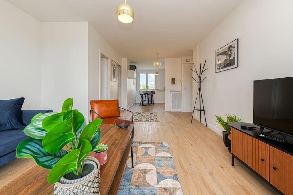 Haut Standing, 4 Ch Dont 2 Sdb Prive, Clim, Fibre Grenoble Bagian luar foto